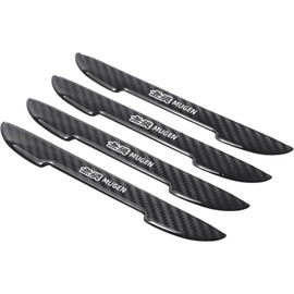Mugen Side Door Guard Door Trim Mugen Side Door Bumper Compatible with NBOX CRV XRV HRV URV CRZ Accord Odyssey Civic Fit Road All Series Carbon Fiber Side Door Protectors for Cars Anti-Scratch