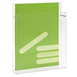 DIN A4 Wall Brochure Holder in Portrait Format Acrylic Glass