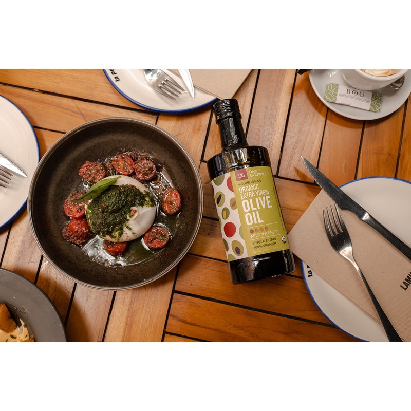 Dave's Gourmet Dave's Gourmet Organic Hojiblanca Extra Virgin Olive Oil,