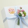 Cat Gift Stickers, Thank You, Diameter 1.3 inches (3.2 cm),
