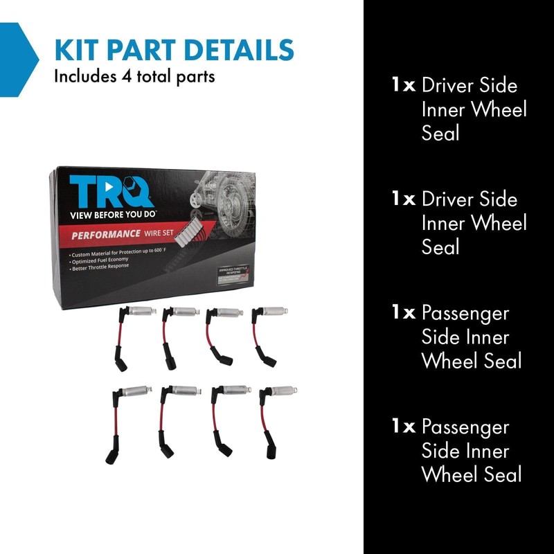 TRQ Performance Spark Plug Wire Kit Set for GM Pickup