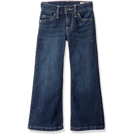 Wrangler Girls’ Western Boot Cut Jean, Dark Wash, 14 REG