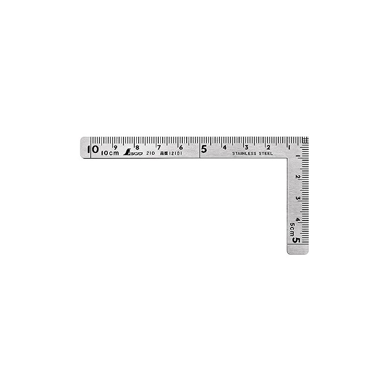 Shinwa 12101 Carpenter's Square 100 x 50 mm - by