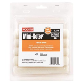 Wooster Brush R289-6 Mini-Koter Mohair 6-Inch, 10-Pack