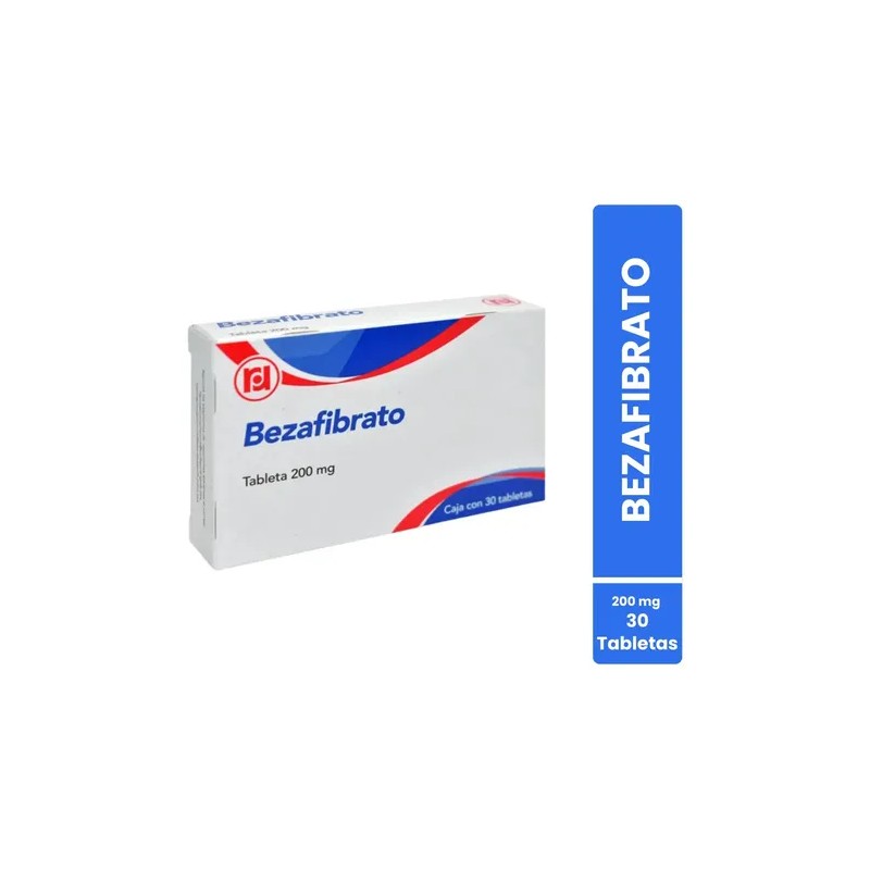 Bezafibrato 200 Mg Caja Con 30 Tabletas Randall
