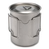 450ml 750ml Cup Set Ultralight Titanium Cup Hanging Pot Set