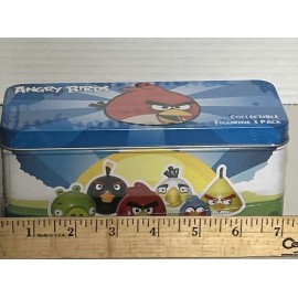 Commonwealth NEW Angry Birds Collectable Figurines 3-Pack Tin | 2011 CWT Collection