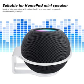 Speaker Wall Mount for HomePod, Aluminum Alloy, Stable and Durable (Silver)