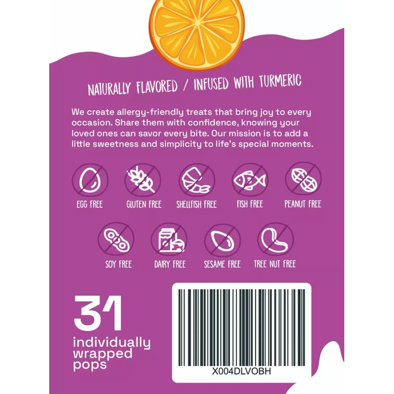 Andy Anand Low Calorie Lollipops, Vitamin C Enriched 31 pcs,