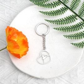 Eleganter Schlüsselanhänger mit Tänzerengel-Anhänger, Geschenk für ein neues Auto, Geschenk für Mama, gut Schlüsselanhänger Ballett, Freund