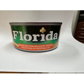 Generic ATUN Florida Can - Florida Solid Can Tuna in Vegetable Oil Solido de Atun en Aceite Vegetal (5 Ounce (Pack of 6))
