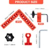 YUENGJGI 90 Degree Angle Clamps Positioning Square Set, Rectangular Clamps