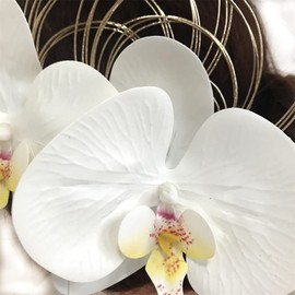 "kamimo" ac1105 White Pure Japanese Marriage Luxury Phalaenopsis Head Dress Front Photography Wedding Wadama Mizuhiki Bride Graduation Ceremony Kimono Kimono Hair Ornament Set (6)