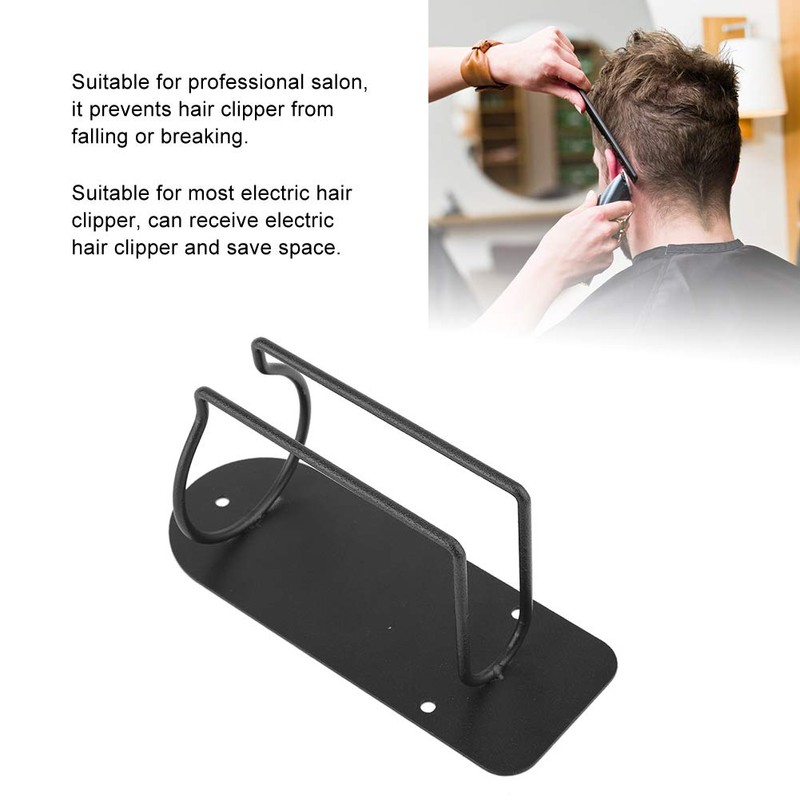 Universal Quad Clipper Holder Trimmer Salon Barber Tools Organizer (Black)