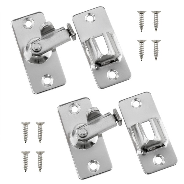 Lovelysp 90 Degree Right Angle Door Lock Stainless Steel Safety