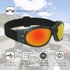 Bikershades Motorcycle Safety Goggles Foam Padded Men Women Large Coverage