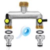 2-Way Distributor Water 3/4 Inch, Tap Water Distributor Brass, Tap