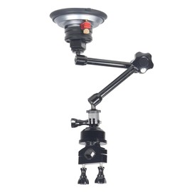 CS PRIORITY Aluminum Alloy 7" 11" Adjustable Magic Arm Bracket for DSLR Monitor Light Camera Cage Tripod (Combo I)