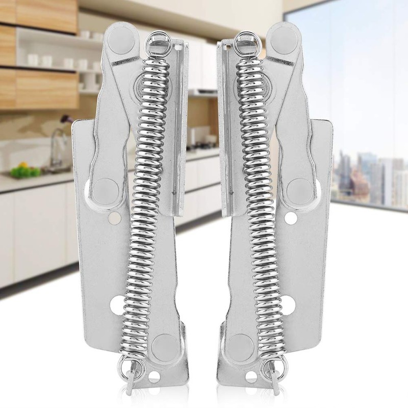 2pcs/ Set Steel, Spring Hinge for Cabinet Cupboard Door Durable