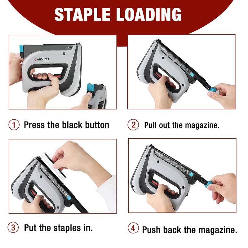 Arrow Cordless Staple Gun Kit, Electric Stapler with 3750 Pieces