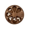 Wooden 7 Days Pill Box (Solid Walnut - Engraved)