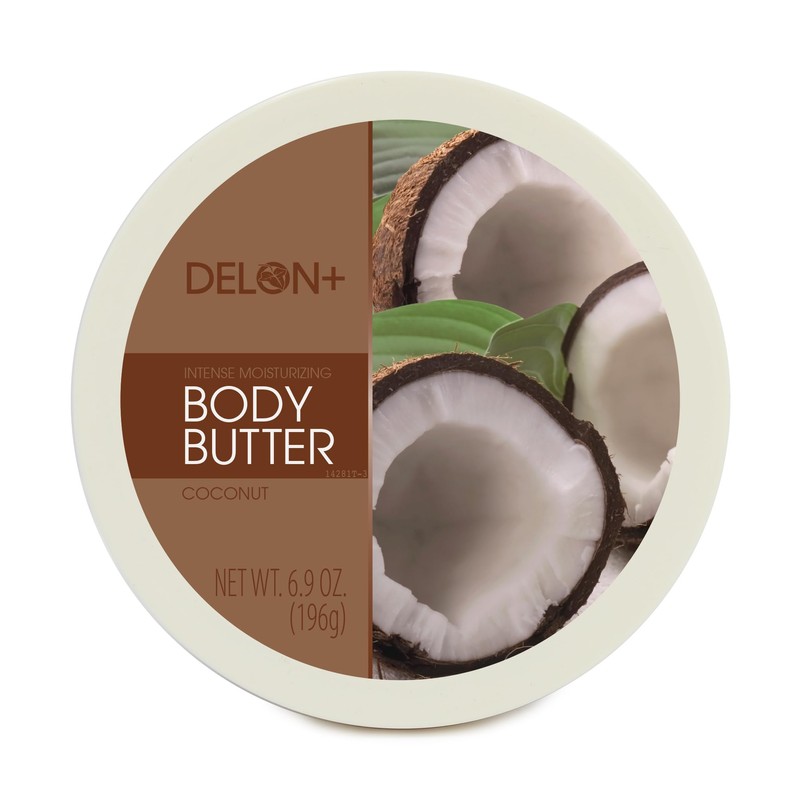Delon Coconut Body Butter, Coconut, 6.9 Ounce