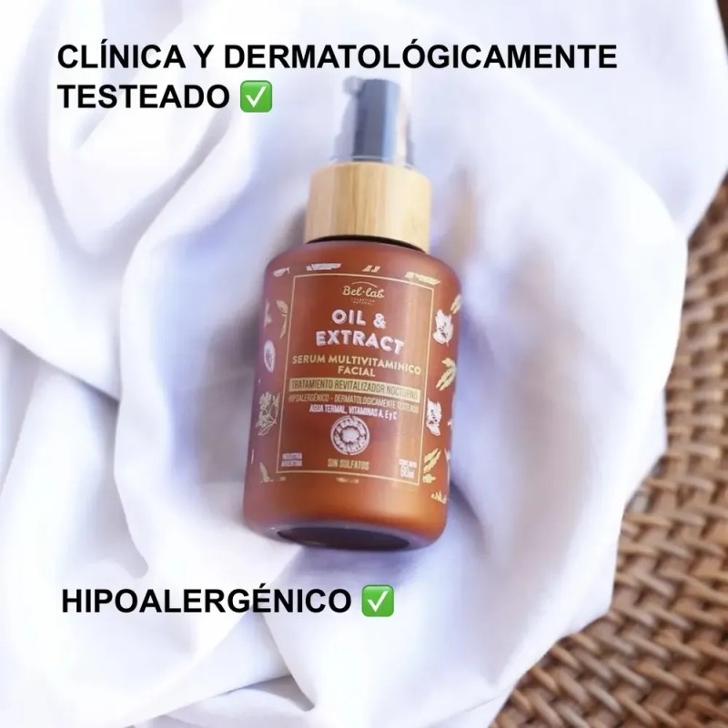 Bel Lab Serum Facial Multivitamínico Vitaminas A C E Hidratante