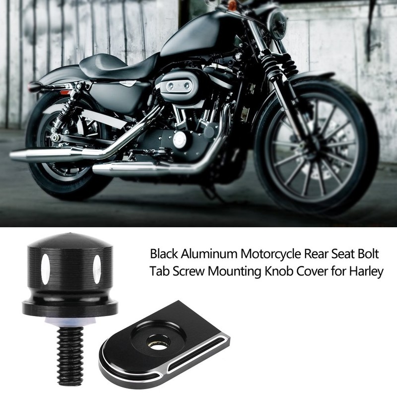 Keenso Motorcycle Seat Bolt Universal Motorcycle Back Seat Aluminium Seat