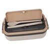 Bento Lunch Box 316 Stainless Steel 700ml Capacity Leakproof Microwave