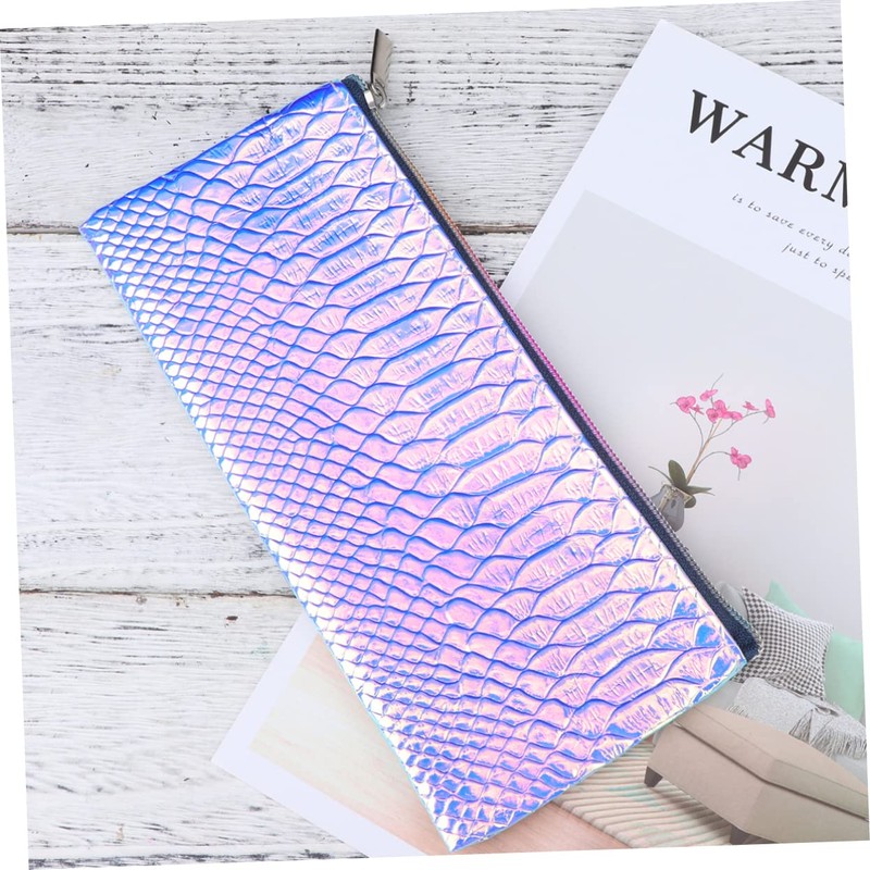 FOMIYES Fish Scale Sequin Makeup Bag Toiletry Bag Travel Tote