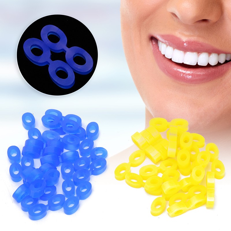 Dental Rubber Elastics Wedges Dental Elastic Fixing Wedges Dentist Material