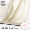 EMSHOI Notebook A5 Squared, Spiral Notepad with 300 Pages /