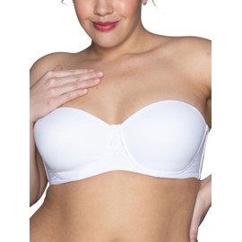 Vanity Fair Women's Beauty Back Smoothing Strapless Bra (34B - 44DD), Star White, 44C
