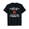 Funny Poop on Company Time Office T-Shirt