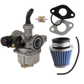 PZ19 19mm ATV Carburetor with Fuel Filter and 35mm Air Filter for 50cc 70cc 80cc 90cc 110cc 125cc ATV Dirt Pit Bike Taotao Honda CRF Apollo Baja Kazuma