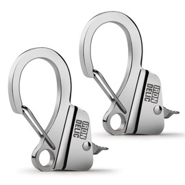 2PCS Stainless Steel Boat Anchor Hook, Quick Release Knotless Anchor System for 3/8''- 5/8'' Boat Anchor Rope, Fit for Small Boat Pontoon Kayah, Easy to Use, Holds 9000 lbs