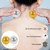 Pack of 7 Including 2 Golden Massage Balls, 2 Silver
