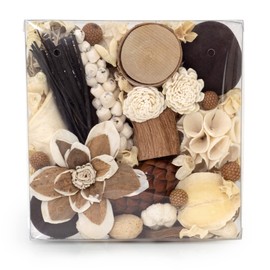 ANDALUCA Maison Box Fragrance Potpourri Decorative Vase & Bowl Filler Home Décor (Coconut Sandalwood)