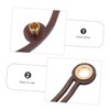 ORFOFE 5sets Wooden Clock Mechanism Movement Clock Hands Repair Kit
