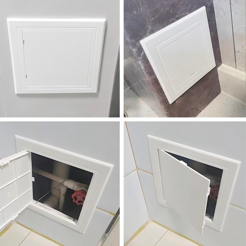 Qrity 6x6 Inch(150×150mm) Access Panel, Paintable Easy Access Doors, ABS