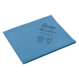 Vileda Professional r-MicronGlass Glass Cloth - 50 x 40 cm | Pack of 5