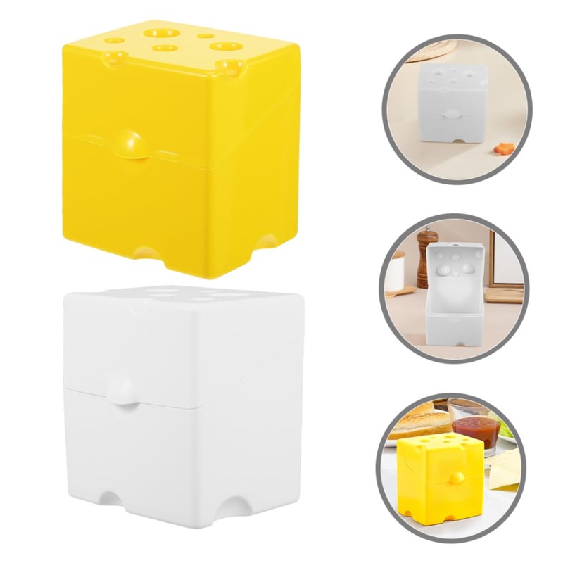 ABOOFAN Sliced Cheese Storage Container Airtight Cheese Slice Holders for