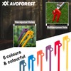 12 PCS Tent Stakes,AVOFOREST Heavy Duty Camping Stake Sturdy Novelty