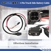 Getfarway 42014 4 Pin Battery Cable Truck Side Compatible with