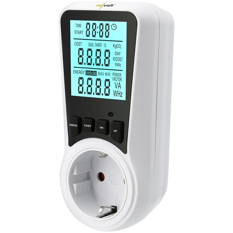 revolt Energy Meter: Set of 2 Digital Energy Cost Meters