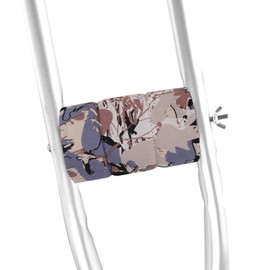 Crutch Pad Crutch Underarm Pads Crutch Hand Grip Covers Crutch Cover Washable (1 Pair) OneSize Multi-Color (Color CP04)