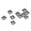 10 Pcs Carbide Milling Inserts Colourful Fine Finished CNC Lathe