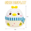 NJXQLL Cute Chicken Stuffed Animal Plush Toy Pillow, A Chicken