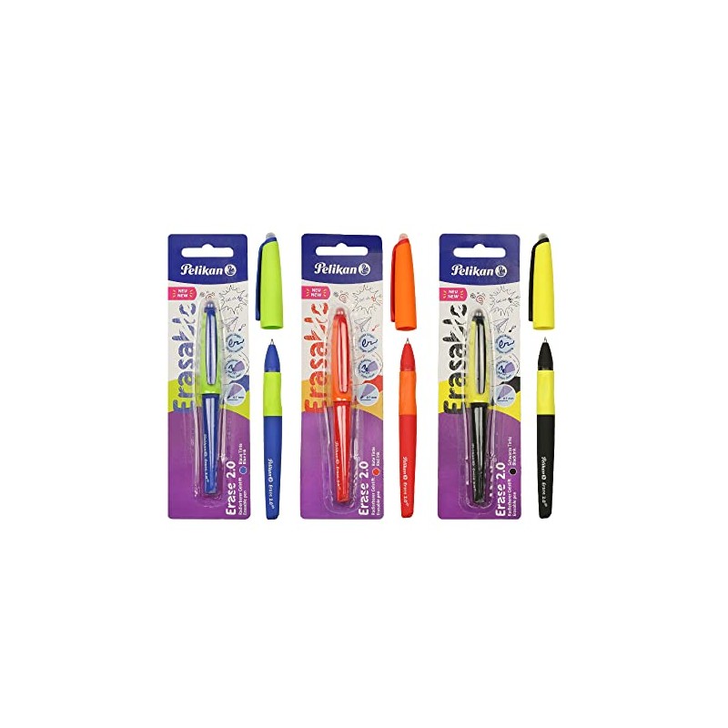 Pelikan Erase 2.0 Erase 2.0 Erasable Rollerball Pen - Black,