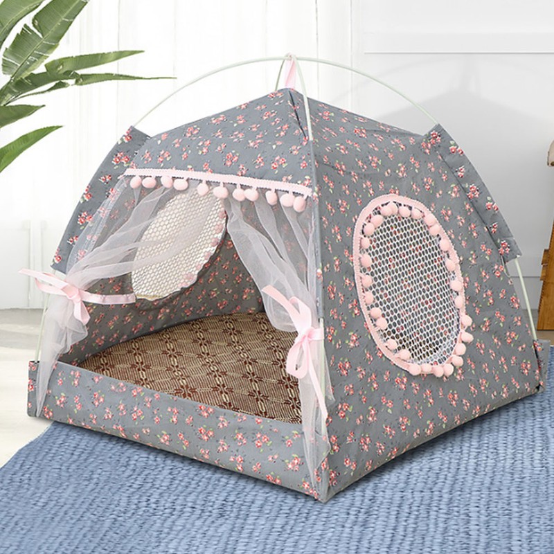 Summer Cat Litter Spring Summer Cat Small Dog Tent Four